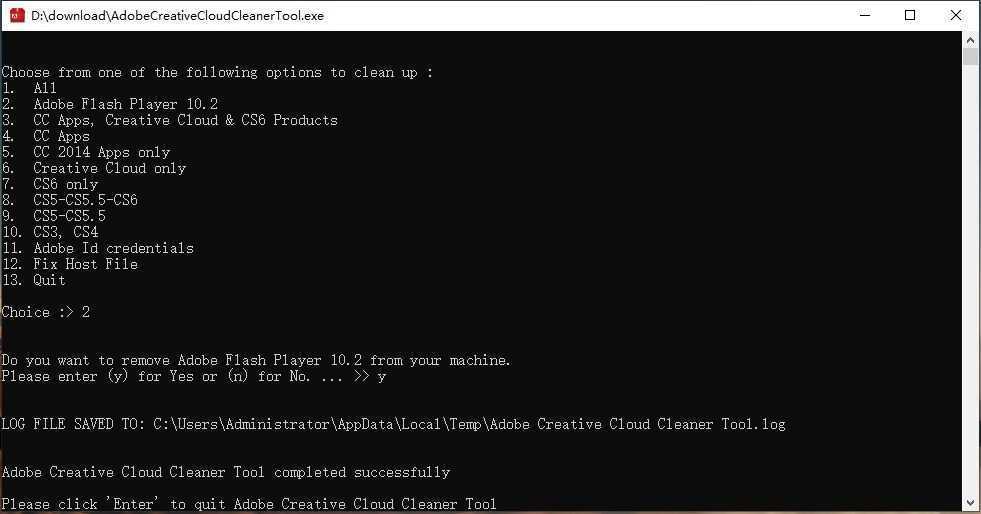 Adobe全家桶系列卸载工具 Adobe Creative Cloud Cleaner Tool v4.3.0.1242 绿色版 第1张